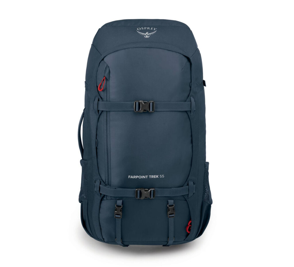 Osprey ruksak Farpoint Trek 55 (Muted Space Blue