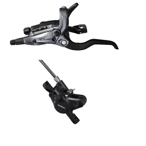 Kočnica Disc Sastavljena Shimano St-M4050(L) Br-Mt400(F) Alivio,Bez Adaptera,Resin Pločice,1000Mm Bužir(Sm-Bh59 Crn),600Mm Sp41 Outer,Dodaj Olivu/Insertind.Pack