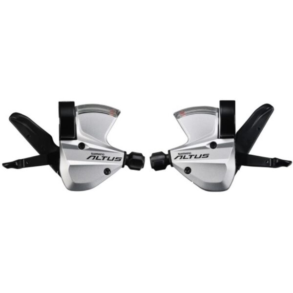 Ručica Mjenjača Shimano Altus Sl-M370-S, 9X3 Brzine, Sajla Mjenjača 2050/1800Mm, Bužir Mjenjača Sp40 600X600X300Mm Crn, Sa O.G.D., Srebrna