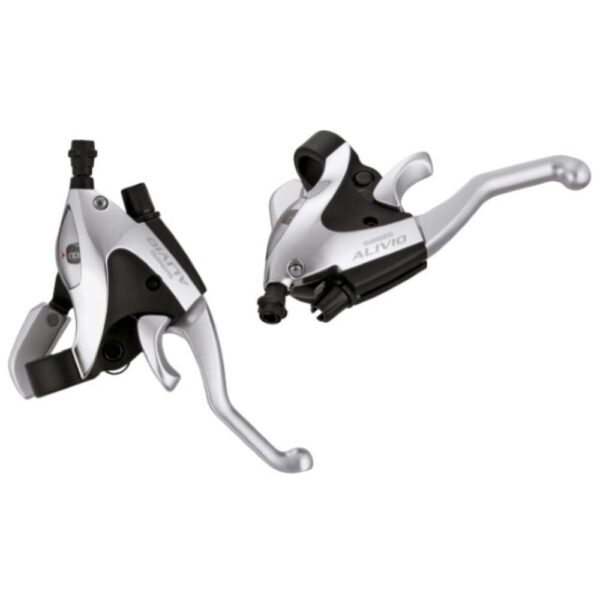 Ručica Kočnice/Mjenjača Shimano Alivio St-M405, 8X3 Brzina, Sajla Mjenjača 2050/1800Mm Sus, Za V-Brake, Bužir Mjenjača Sp 40 Crn, Crn Bužir Kočnice, O.G.D.