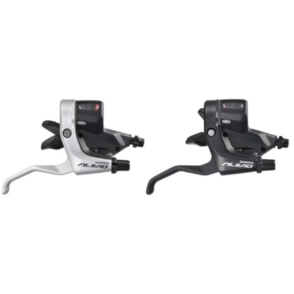 Ručica Kočnice/Mjenjača Shimano Alivio St-M430-S, Srebrna Lijeva:3 Brzine, 1800Mm Stainless Inner, Sa O.G.D., 600Mm Crn Bužir Sp40, Bez Sajle Kočnice