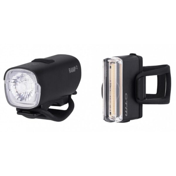 Svjetlo prednje/zadnj set LED USB-C CTM 200/20 LM